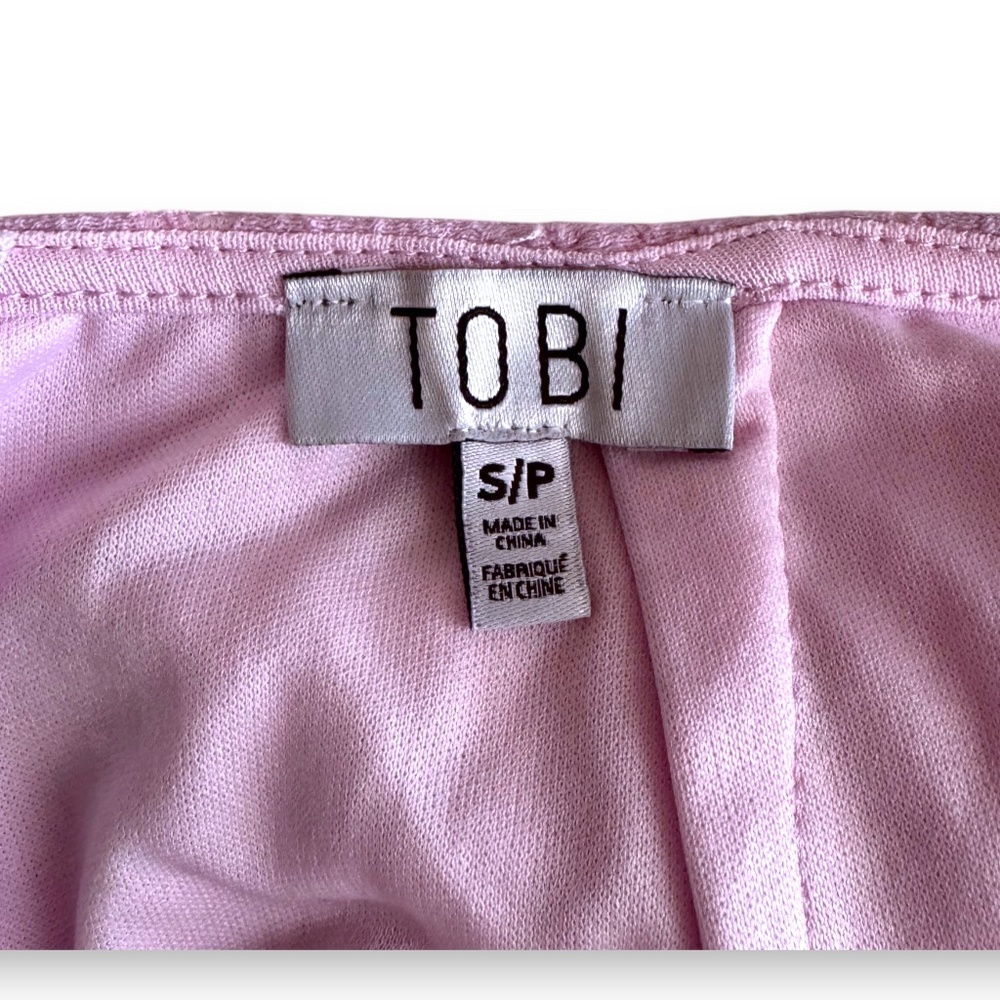 TOBI lavender/pink lace scalloped hem skirt size S NWT - Picture 6 of 9